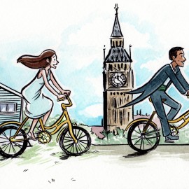 bikes and weddings