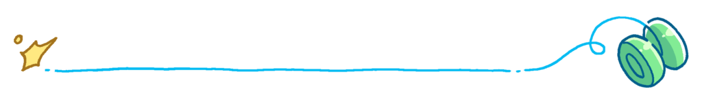 Drawing of a yo-yo.